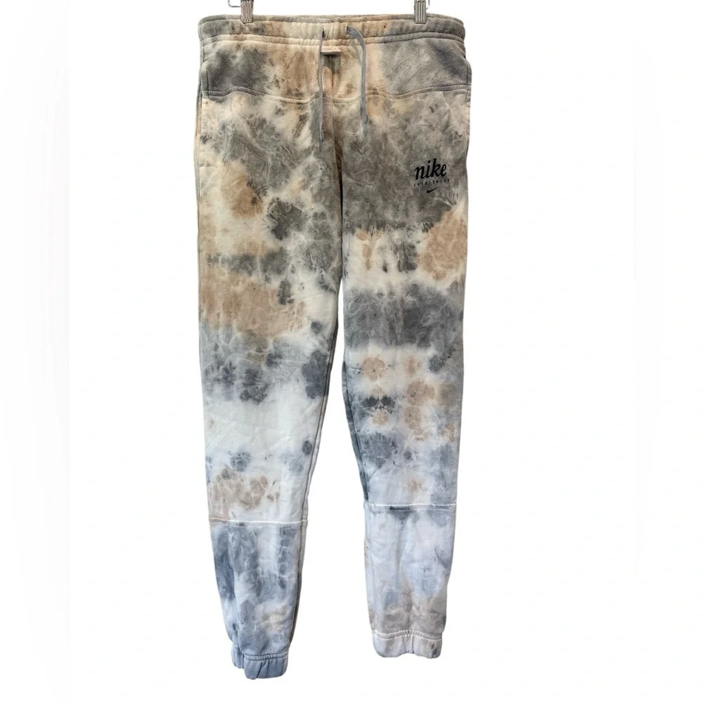 NIKE Sportswear Club Fleece Tie-Dye Joggers Blue Ashen Slate Men's Small NWOT